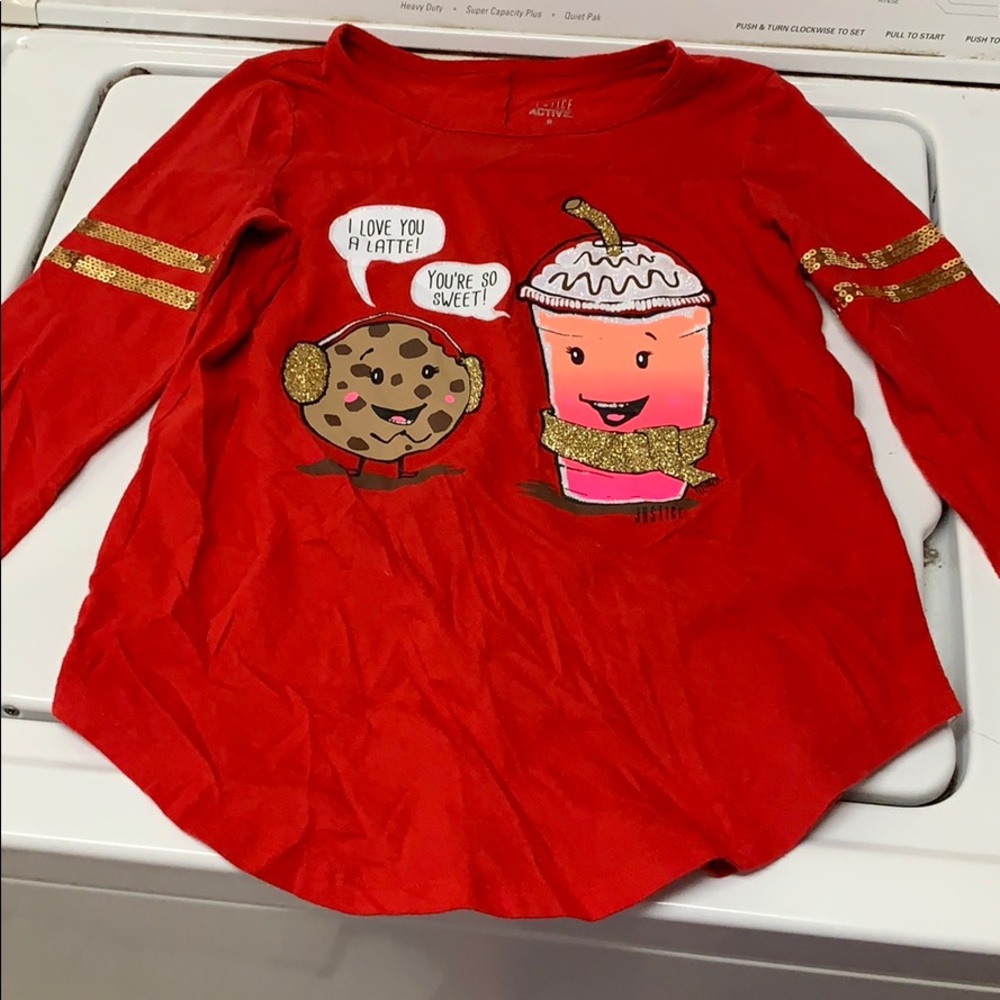 Justice girls shirt